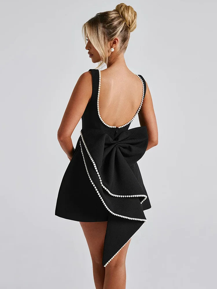 MINI BLACK SLEEVELESS DRESS