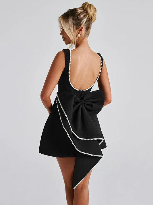 MINI BLACK SLEEVELESS DRESS